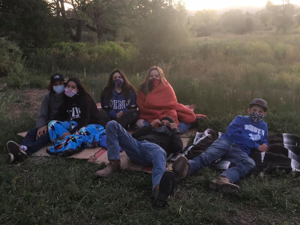 Active8 Youth at Movie Night in Questa